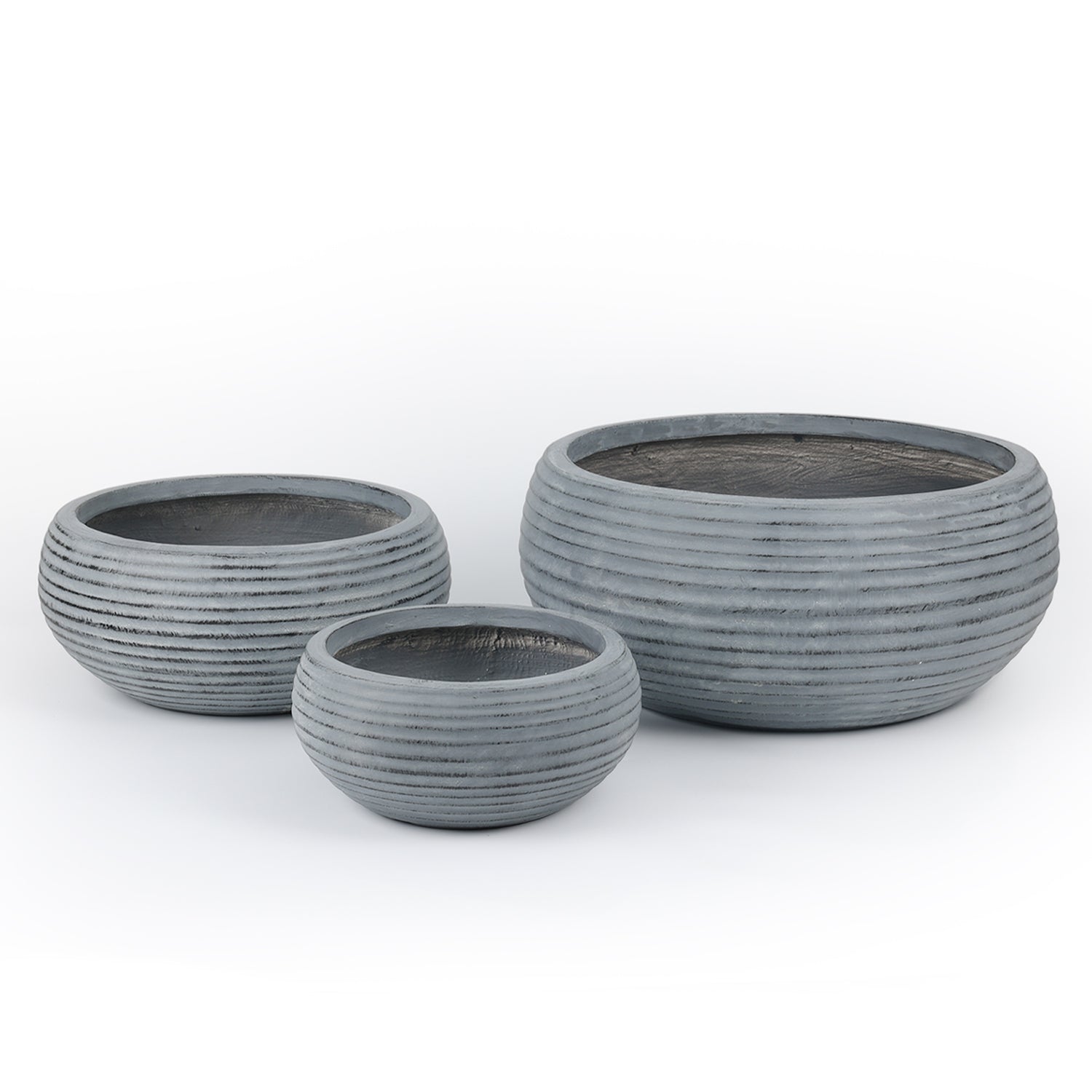 Plant Pots with Drain Hole Set of 3 - Aoodor